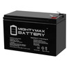 Mighty Max Battery 12V 8Ah Fire Alarm Battery Replaces 12V 7Ah Edwards EST 12V6A5 ML8-12186111134